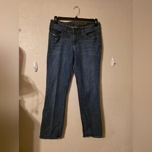 Faded Glory Women's Dark Blue Straight-Leg Jeans